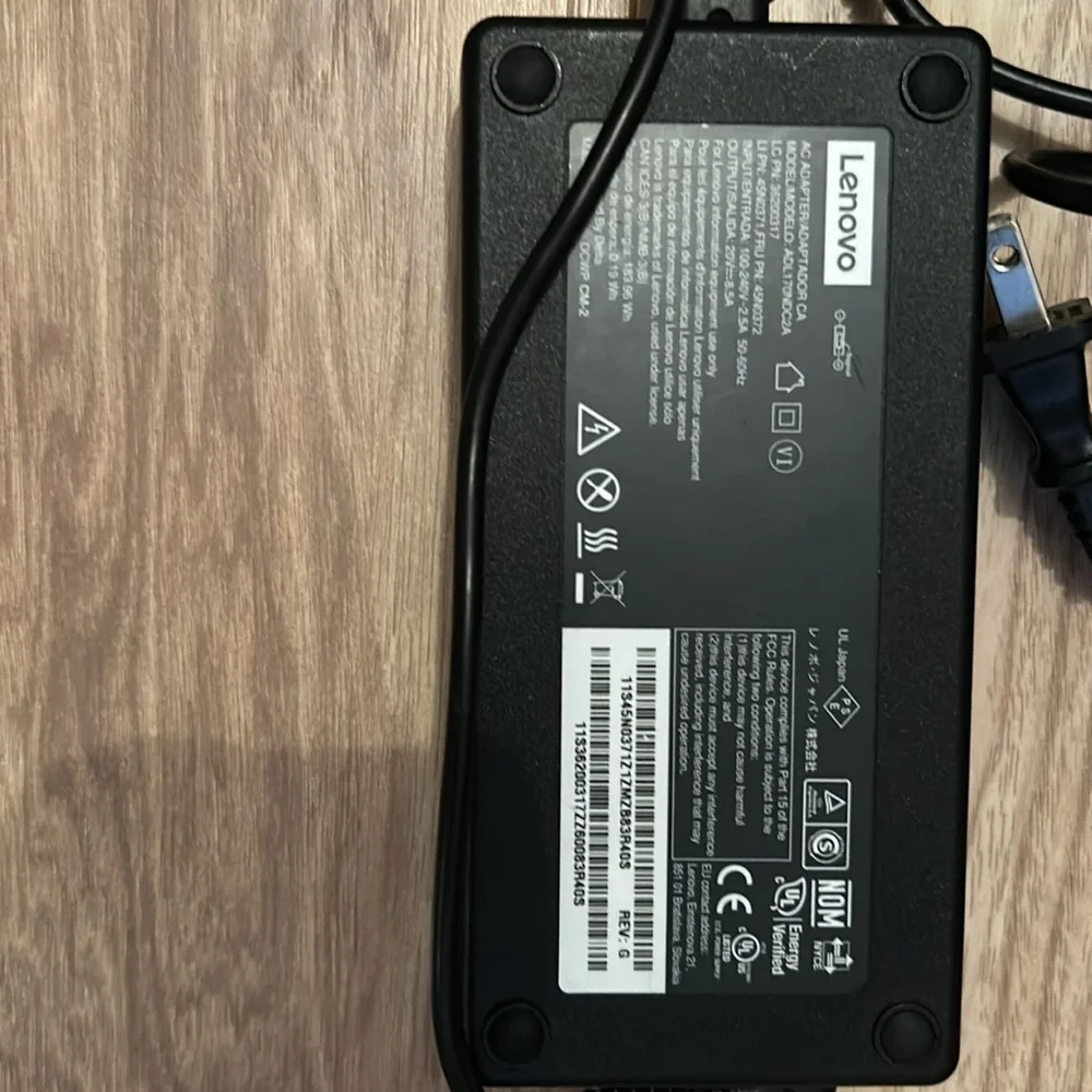 Lenovo 170w AC adapter power supply
